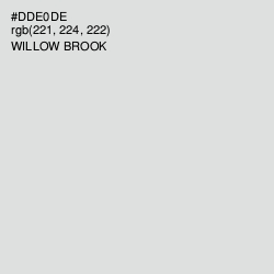 #DDE0DE - Willow Brook Color Image